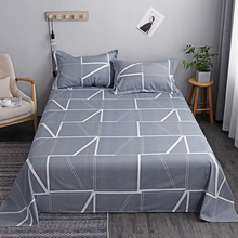 冬季床单单件1.2米1.5m单人学生宿舍简约磨毛非纯棉全棉双人灰色