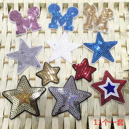 徽章肩章袖章衣服布贴亮片羽绒