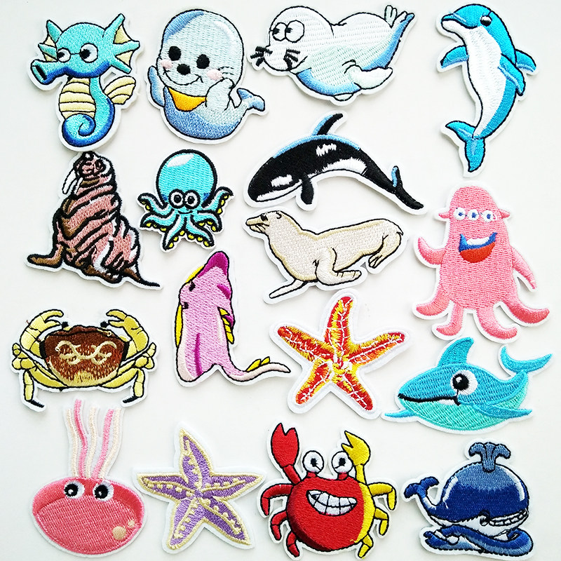 衣服贴补丁贴羽绒服破洞时尚缝补裤子贴布绣可爱儿童卡通布贴补丁