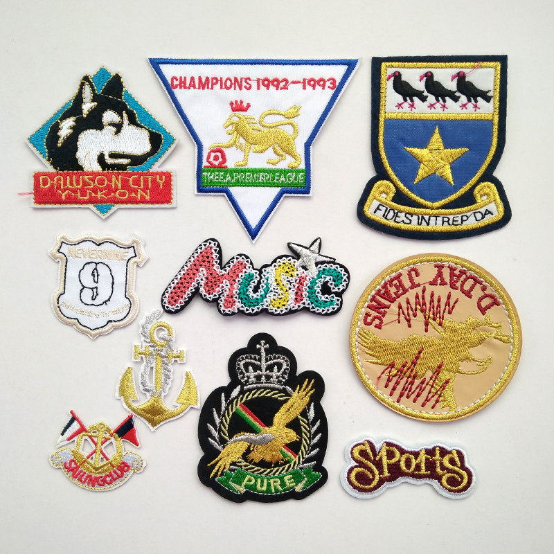 衣服贴补丁贴 牛仔裤贴羽绒破洞缝补贴ins时尚 刺绣贴布图案布贴