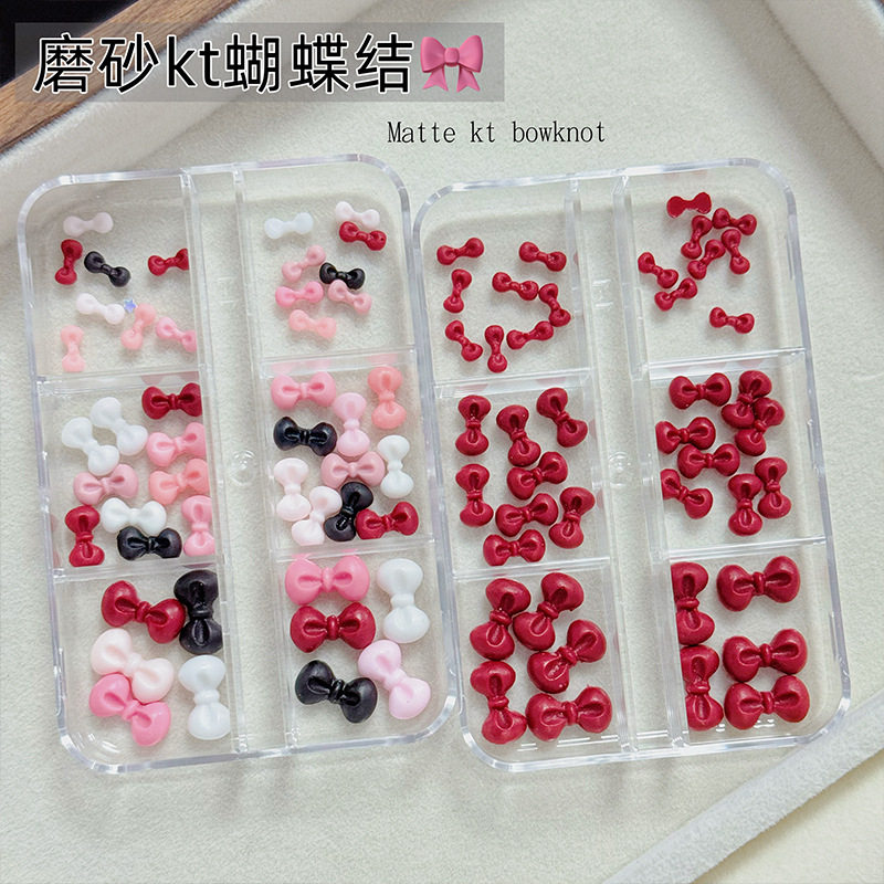 蝴蝶结美甲饰品网红磨砂蝴蝶领结可爱简约穿戴指甲装饰品配饰套装,彩妆/香水/美妆工具,指甲装饰,淘宝优惠券,粉丝福利购,淘宝优惠卷