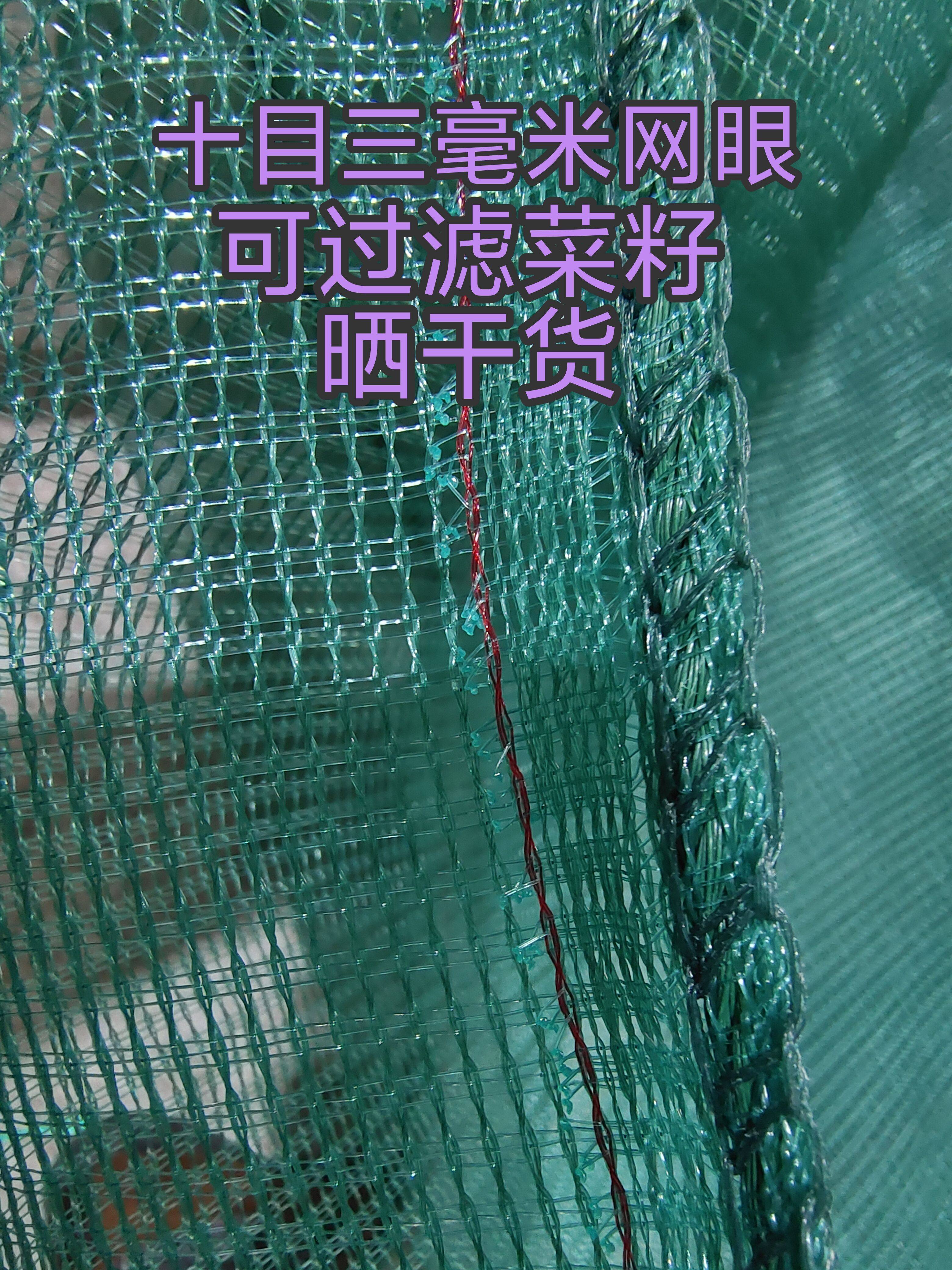 漏菜籽网晒干货网晒芝麻网打菜籽网过滤网可折叠家用网布收菜籽