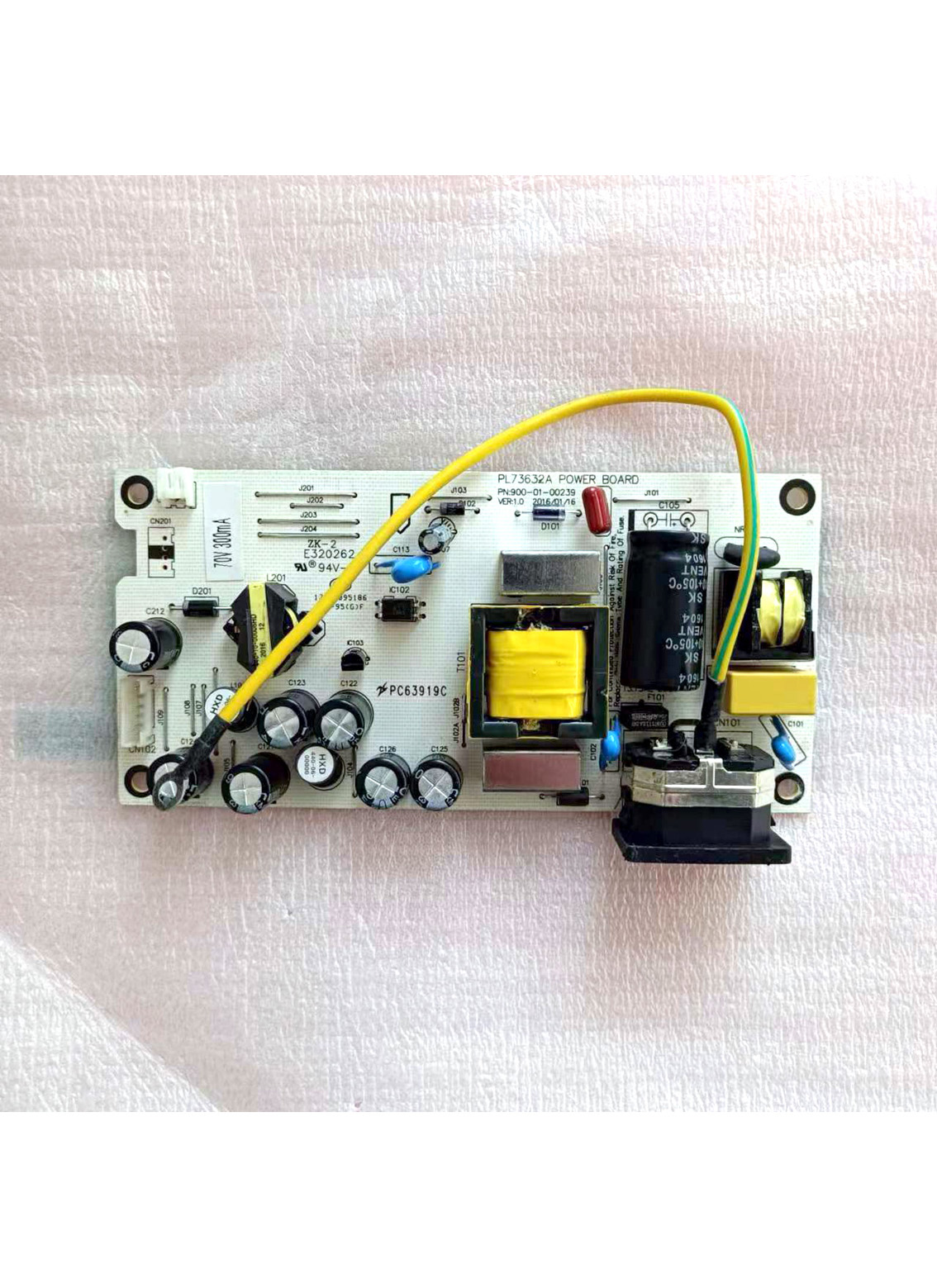 三色显示器 X5 2459电源板 M2559VC 电源板主板 PL73632A 12V供电