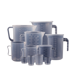 1000 2000 500ml250量筒刻度杯烧杯毫升杯 3000 加厚塑料量杯5000