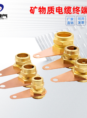 BTTZ刚性矿物质电缆终端头 YTTW柔性绝缘防火电缆接头 五芯接地卡