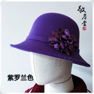 寿帽老人帽子女款现代装寿衣配件呢子女帽提花帽多款殡葬用品