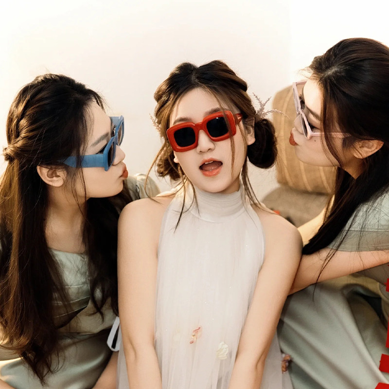 ins网红搞怪趣味可爱方形墨镜喜字报纸新娘眼镜伴娘姐妹眼镜儿童,节庆用品/礼品,节日装扮用品,淘宝优惠券,粉丝福利购,淘宝优惠卷