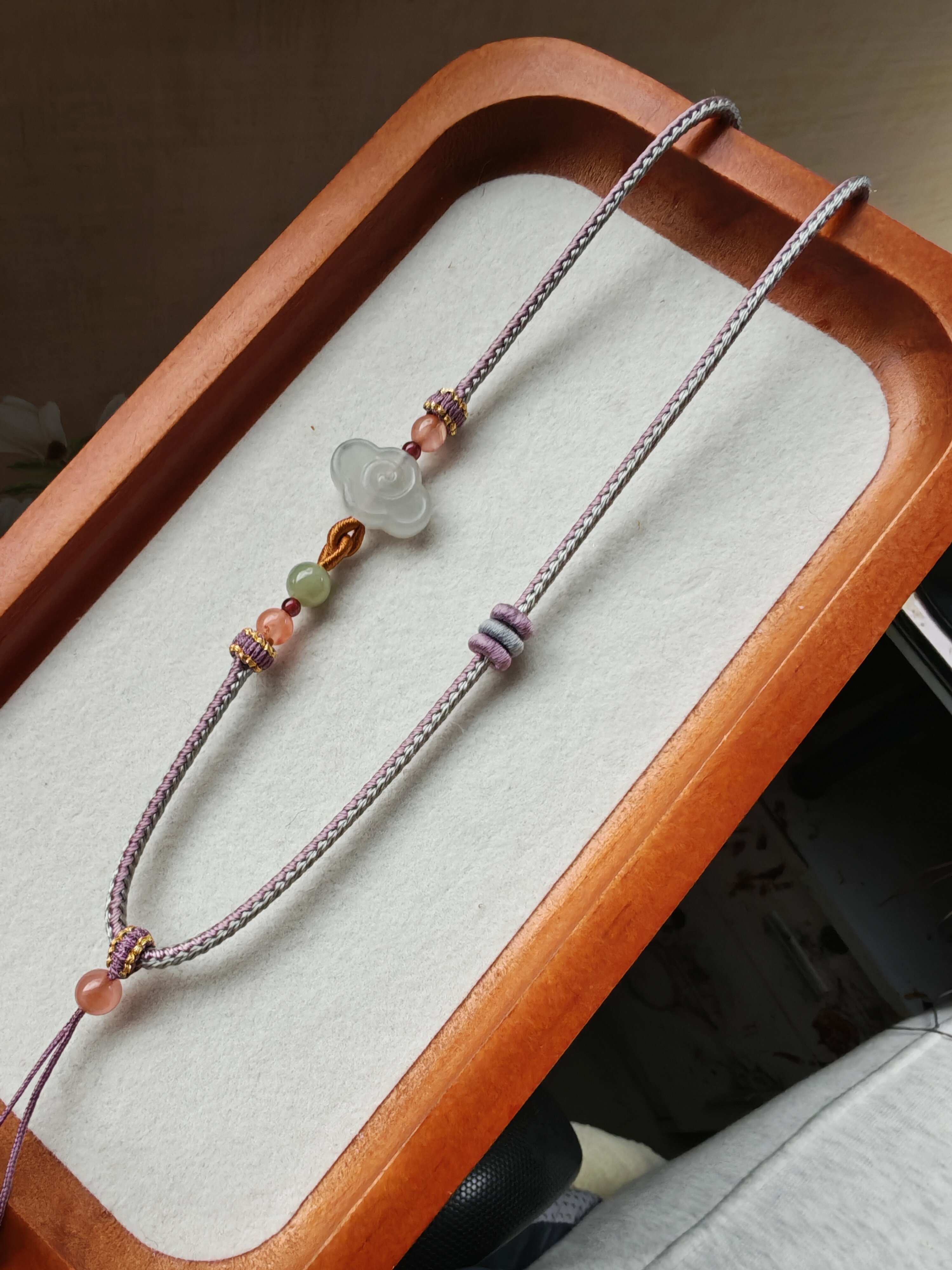 手工编织吊坠挂绳高档平安扣绳子和田玉挂坠绳翡翠黄金蜜蜡项链绳