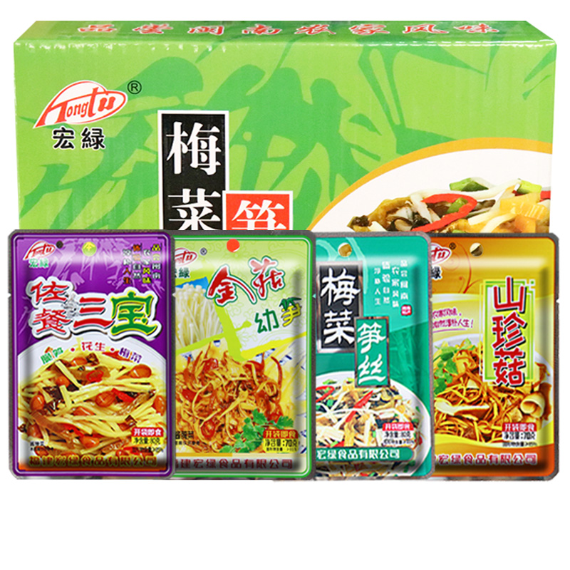 宏绿梅菜笋丝香脆配饭开味