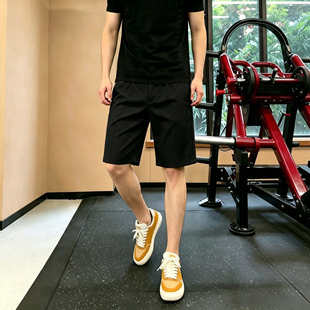 夏季薄款坠感休闲短裤男生宽松免烫抗皱五分小西裤直筒裤男中裤子