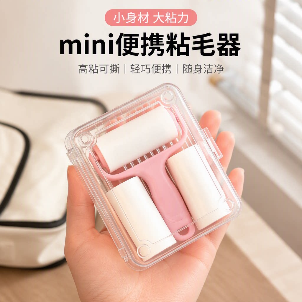 迷你粘毛器滚筒可撕式替换纸