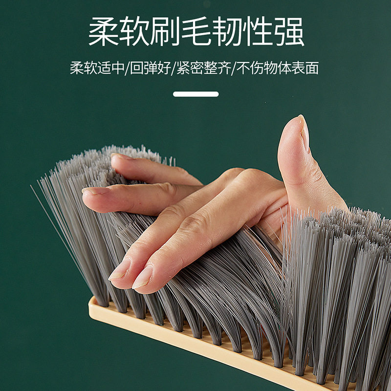 扫床刷家用床上沙发除尘清洁神器卧室刷床扫炕长柄鸡翅木软毛刷子