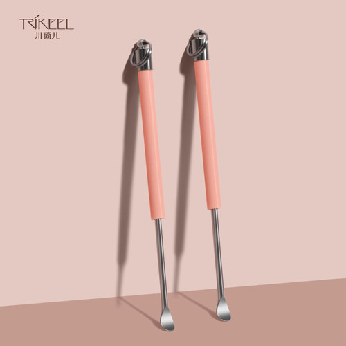 掏耳勺钥匙扣便携可挂式不锈钢耳扒挖耳勺掏耳朵工具大人采耳神器