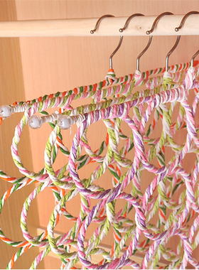 丝巾架家用收纳腰带皮带挂架领带架围巾架子衣架收纳架围巾架