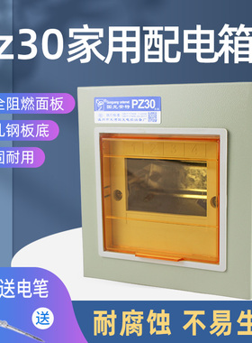 PZ30配电箱家用明暗装空气开关盒子户外12回路电源控制工厂用电箱