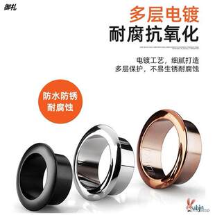 电视机柜穿线管圆孔墙面电线孔盖洞装饰盖板金属圈盒钻孔堵洞神器