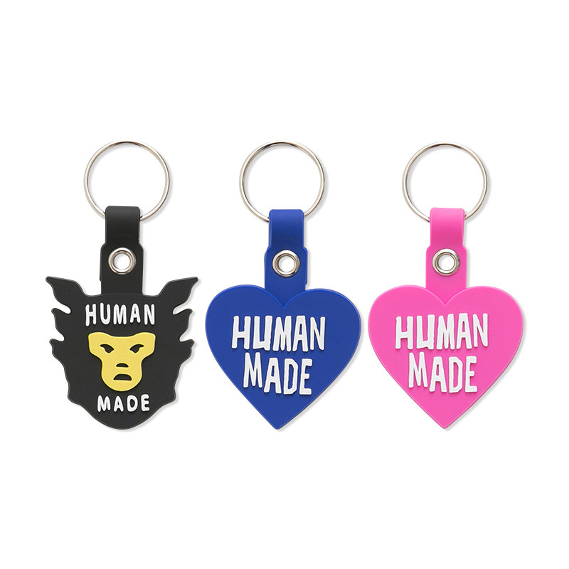 现货HUMAN MADE NIGO同款卡通钥匙扣印花书包背包扣钥匙环配件