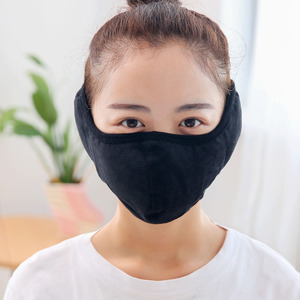 口耳罩冬天冬季保暖耳套耳包女男护耳朵耳捂子口罩二合一防风防冻