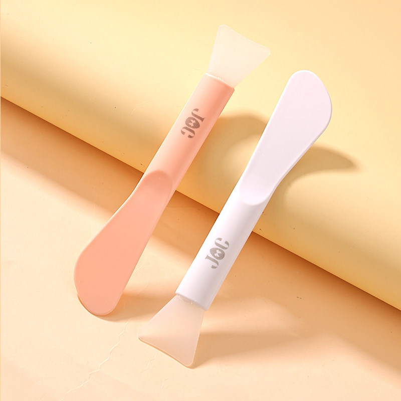 双头硅胶面膜刷脸部清洁按摩刷泥膜涂抹面部自制软膜工具专用刷子