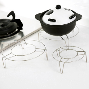 不锈钢蒸架电饭锅高压锅高脚隔水蒸菜架迷你小蒸格蒸饭蒸锅内架子