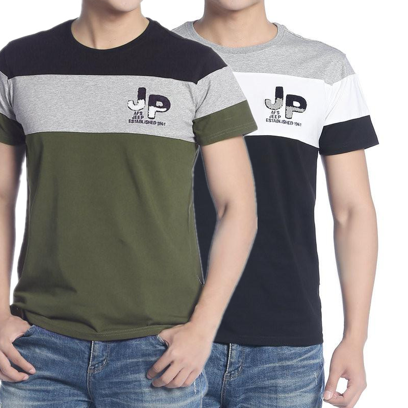 Ïļ¾NIAN JEEPר¹ñÕýÆ·¶ÌÐäÔ²ÁìTÐôÆ·ÅÆÄÐ×°ÌåÐôÉÀº¹ÉÀ°ëÐäÉÏÒ·þ