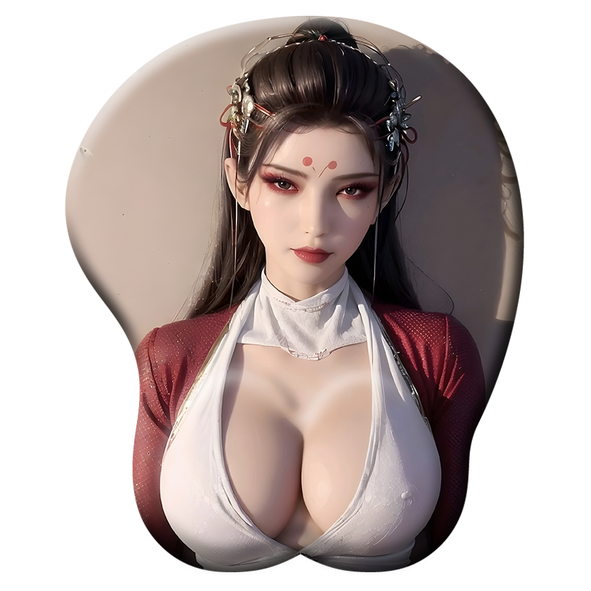 不良人系列3D立体护腕硅胶鼠标垫二次元动漫游戏禁欲系姬如雪女帝