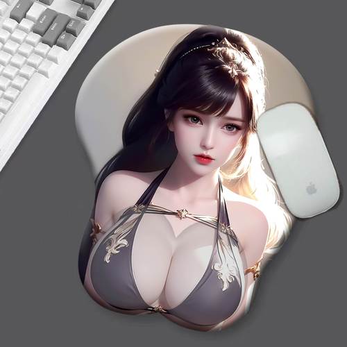 斗罗大陆3D立体护腕硅胶鼠标垫二次元动漫游戏男生定制小舞波塞西