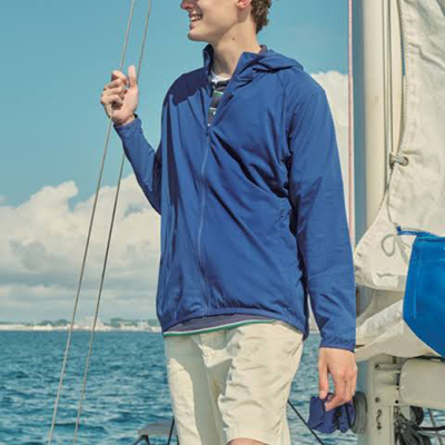 U系列！男裝 DRY-EX速干防晒抗UV连帽四面弹力外套 UPF50+ 4347