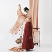 改良长衫 无贰集 桐间露 吊带旋裙日常通勤原创宋制汉服