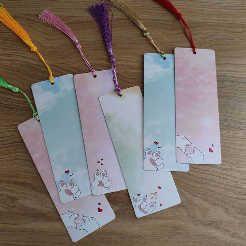 书签diy材料创意简约儿童小学生手工自制空白水彩手绘