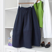 立体蓬松灯笼廓形 松紧腰半身裙花苞裙通勤 简约好品质12片立裁