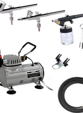 气泵小型空压机18B模型喷笔套装多口径油漆彩绘丙烯颜料上色喷枪