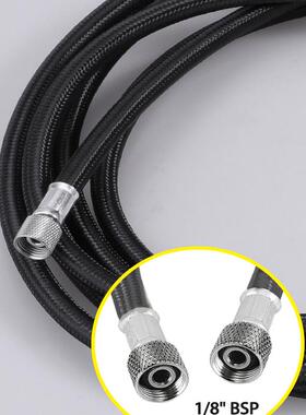 1.8/3米气泵喷笔连接气管1/81/4配件喷笔编织气管空压机转换软管