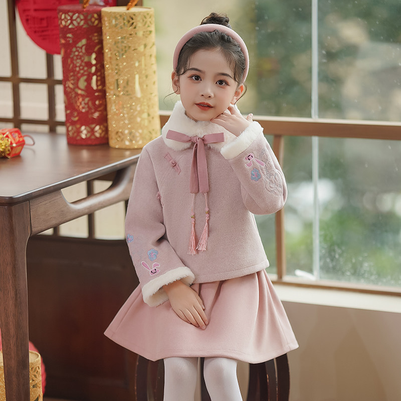 女童汉服中国风裙子套装儿童古风