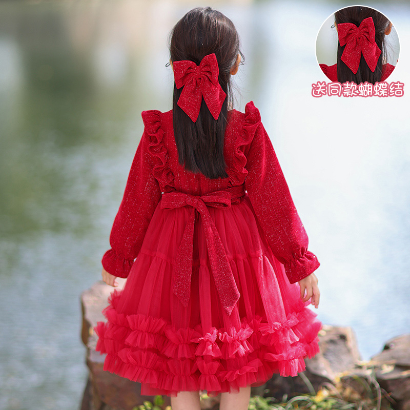 女童洋气公主裙儿童连衣裙
