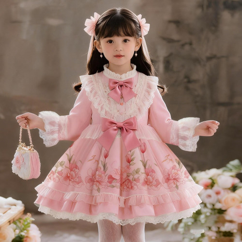 儿童连衣裙洛丽塔女童生日公主裙