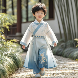 儿童汉服男童2026新款春装中国风古装男孩新中式小少爷唐装春秋款