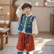 春装 小少爷服男宝古装 儿童中国风唐装 新中式 套装 男童汉服2026新款