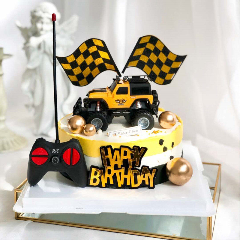 遥控车电动越野车生日蛋糕装饰玩具摆件配件卡烘焙装扮甜品台用品,节庆用品/礼品,节日装扮用品,淘宝优惠券,粉丝福利购,淘宝优惠卷
