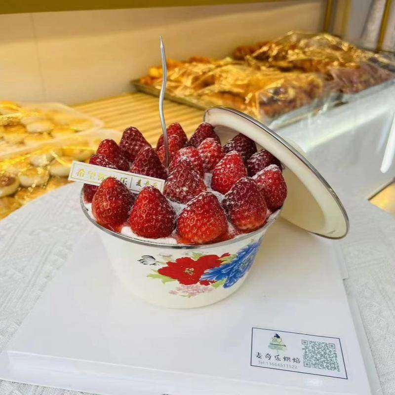 网红啃啃同款圣诞节创意草莓蛋糕装饰怀旧复古搪瓷盆烘焙甜品装扮,节庆用品/礼品,节日装扮用品,淘宝优惠券,粉丝福利购,淘宝优惠卷