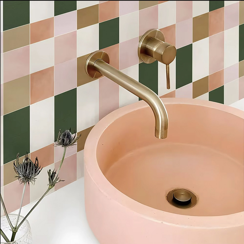 波西米亚几何卫生间瓷砖贴纸地面厨房遮丑墙贴瓷砖面装饰美化防油,家居饰品,软装墙贴,淘宝优惠券,粉丝福利购,淘宝优惠卷