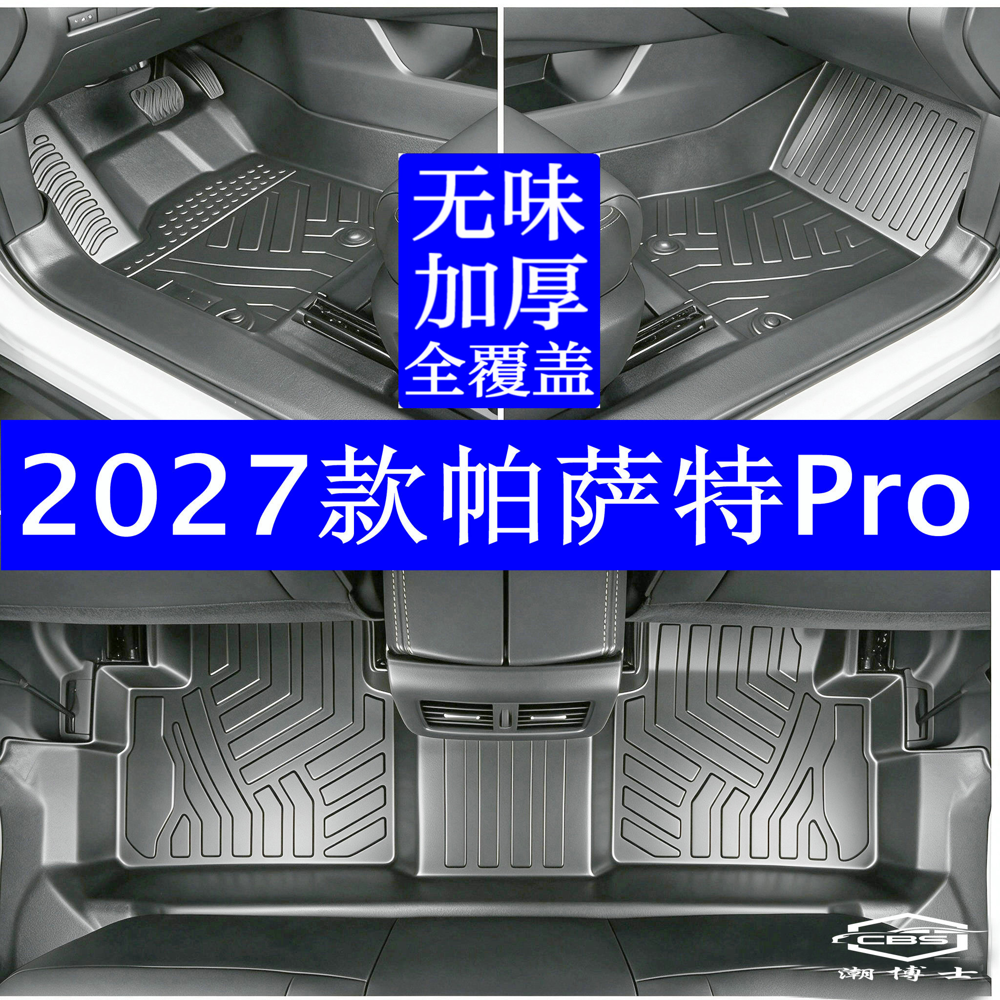 2027款帕萨特Pro专用TPE脚垫