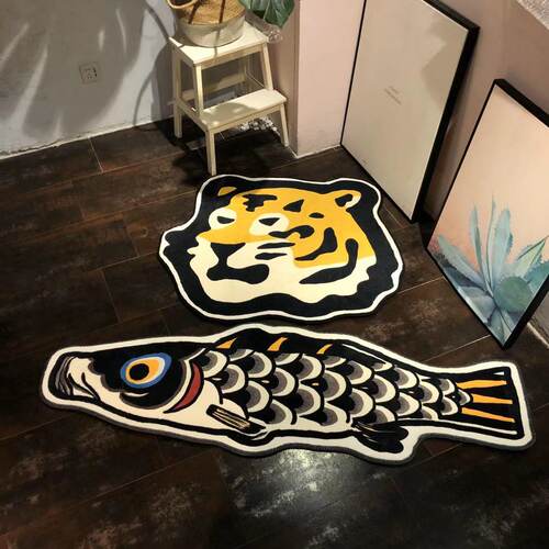 现货新款visvim床边羊绒潮牌地毯