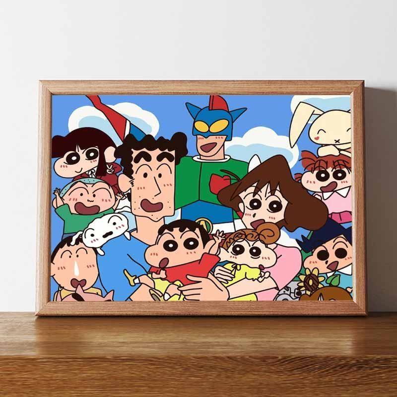 蜡笔小新动感超人卡通装饰挂画客厅桌面摆画动漫卧室壁画相框摆件,家居饰品,相框/画框,淘宝优惠券,粉丝福利购,淘宝优惠卷