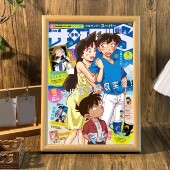 名侦探柯南少年JUMP周刊杂志封面桌面动漫摆台相框墙面装 饰画挂画