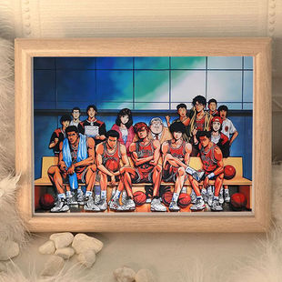 灌篮高手樱木花道流川枫周边摆件定制照片周边玻璃相框生日礼物潮