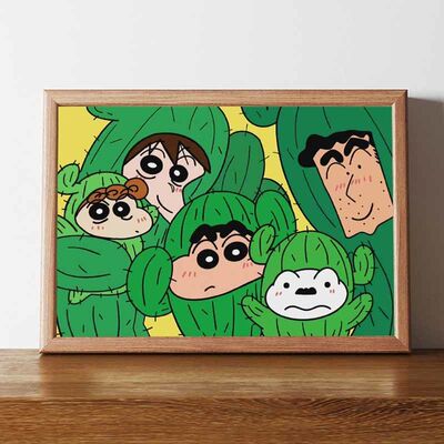 餐厅装饰挂画桌面摆画动漫