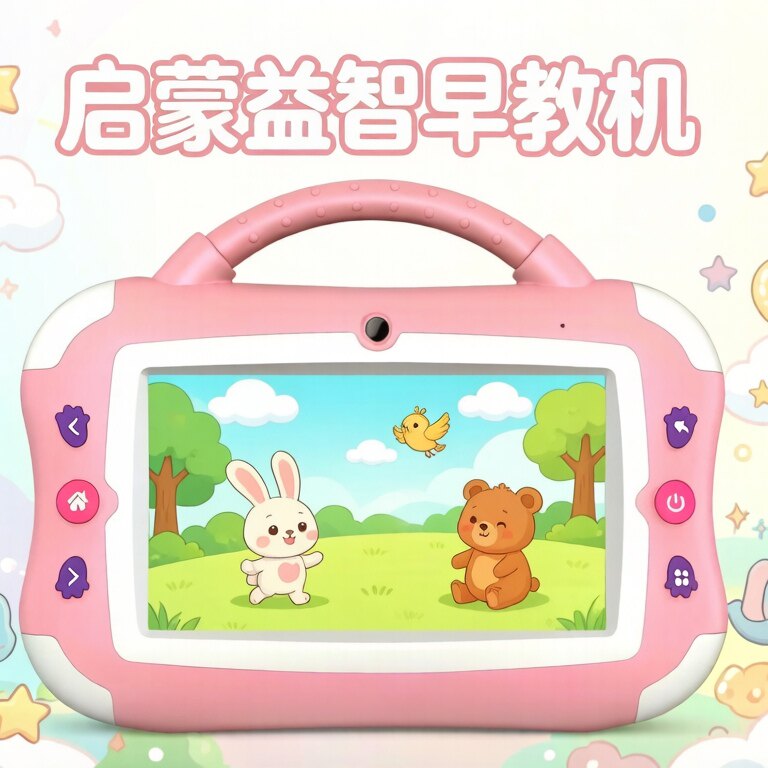 儿童早教机智能学习机陪伴机器人ai对话唱歌机启蒙益智玩具拼音机