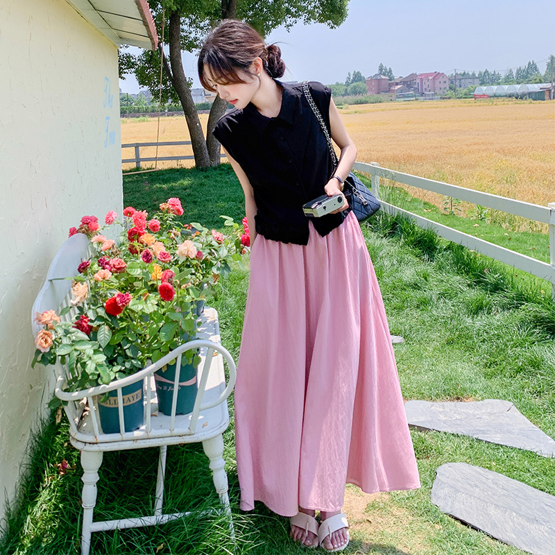 夏季穿搭一整套休闲时尚套装女