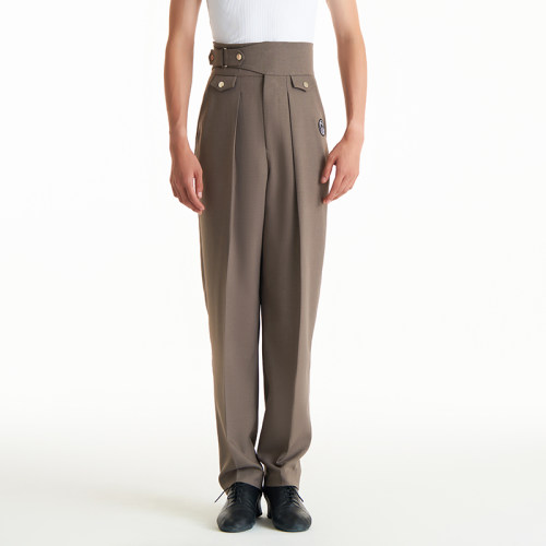 DUYQ男士拉丁舞长裤原创设计